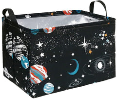 DUYIY rectangle gift storage basket front view, ideal for compact organization