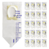 DWCHECK 20-pack pediatric urine bags collection for on-the-go use