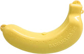 Dwuww yellow banana storage case closed for portable freshness at picnics.