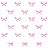DXLING pink ribbon wall sticker for kids room, easy to remove without residue