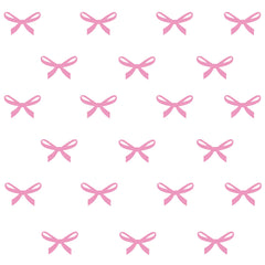 DXLING pink ribbon wall sticker for kids room, easy to remove without residue