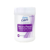 Dynarex Nice'n Fresh canister with 140 wipes for quick cleanup