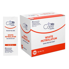 Dynarex White Petrolatum foil packet 5g for on-the-go skin protection