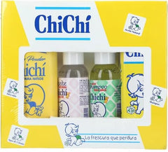 E de B Chichi Kit baby Cologne 8oz bottle for on-the-go freshness.