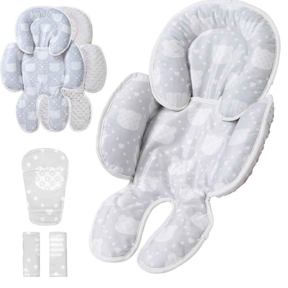 E1F1NN DOT head support for car seats with full-body comfort and neck stability.