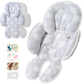 E1F1NN DOT baby head support closeup showing cushioned stability for tiny explorers.