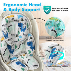 E1F1NN DOT double-sided use with raised polka dots provides soothing comfort during rides
