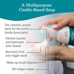 Earth Mama Ginger Fresh foaming lather highlights easy, mild hand cleansing