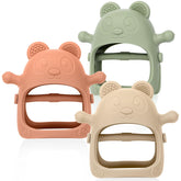 Eascrozn teething mitten overview with soft silicone for gentle chewing