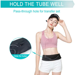 Close-up of EaseCare belt showing adjustable Velcro for easy on/off and comfort.
