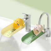 EASICUTI faucet extender helping toddlers reach the sink for quick handwashing