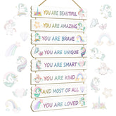 Easozoom unicorn wall art for nursery adds whimsy and confidence-boosting vibes
