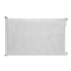 EasyBaby retractable gate fits 55-inch openings and 33 inches tall for flexible doorways