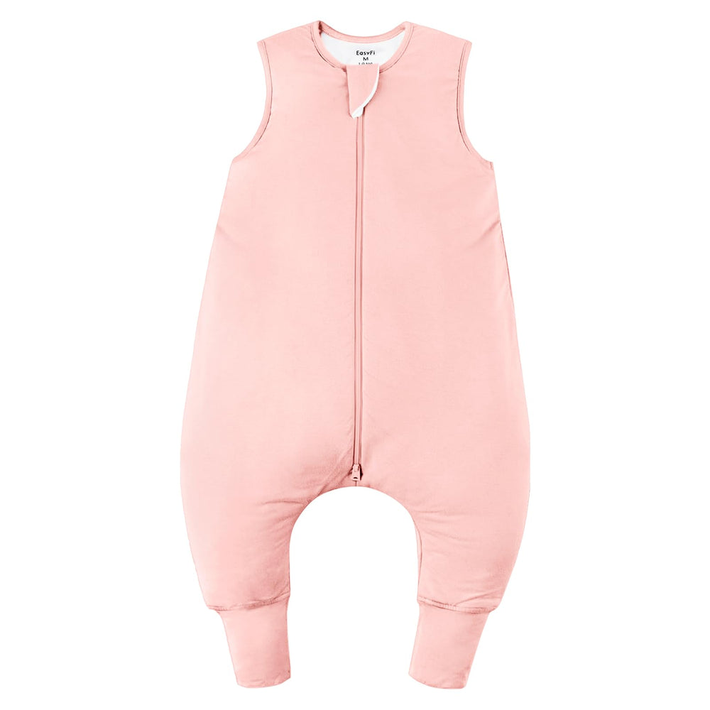 EasyFi bamboo sleep sack in pink for 6-12 months with soft, breathable fabric.