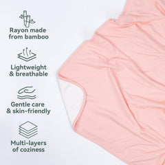 EasyFi Supersoft baby blanket on crib for cozy nursery bedding