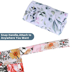 Eaxin floral wet bag folded compact in diaper bag for travel