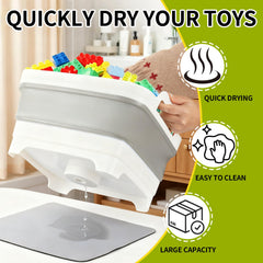EazziSwitch included drying mat helps air-dry toys and reduce moisture.
