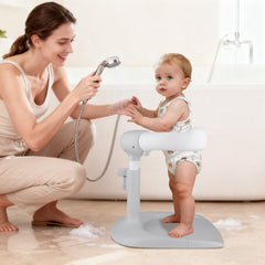 EC-Gaze baby shower stand in ergonomic-abs-material for gentle skin contact during baths.