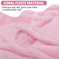 Eccliy bear hood towel adds cozy cuddly vibes and easy drying after baths.