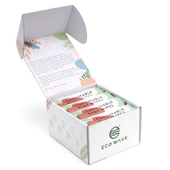 Eco Wave Baby Wipes unscented label close-up for sensitive skin