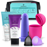 EcoBlossom complete kit box with all components for easy period prep.