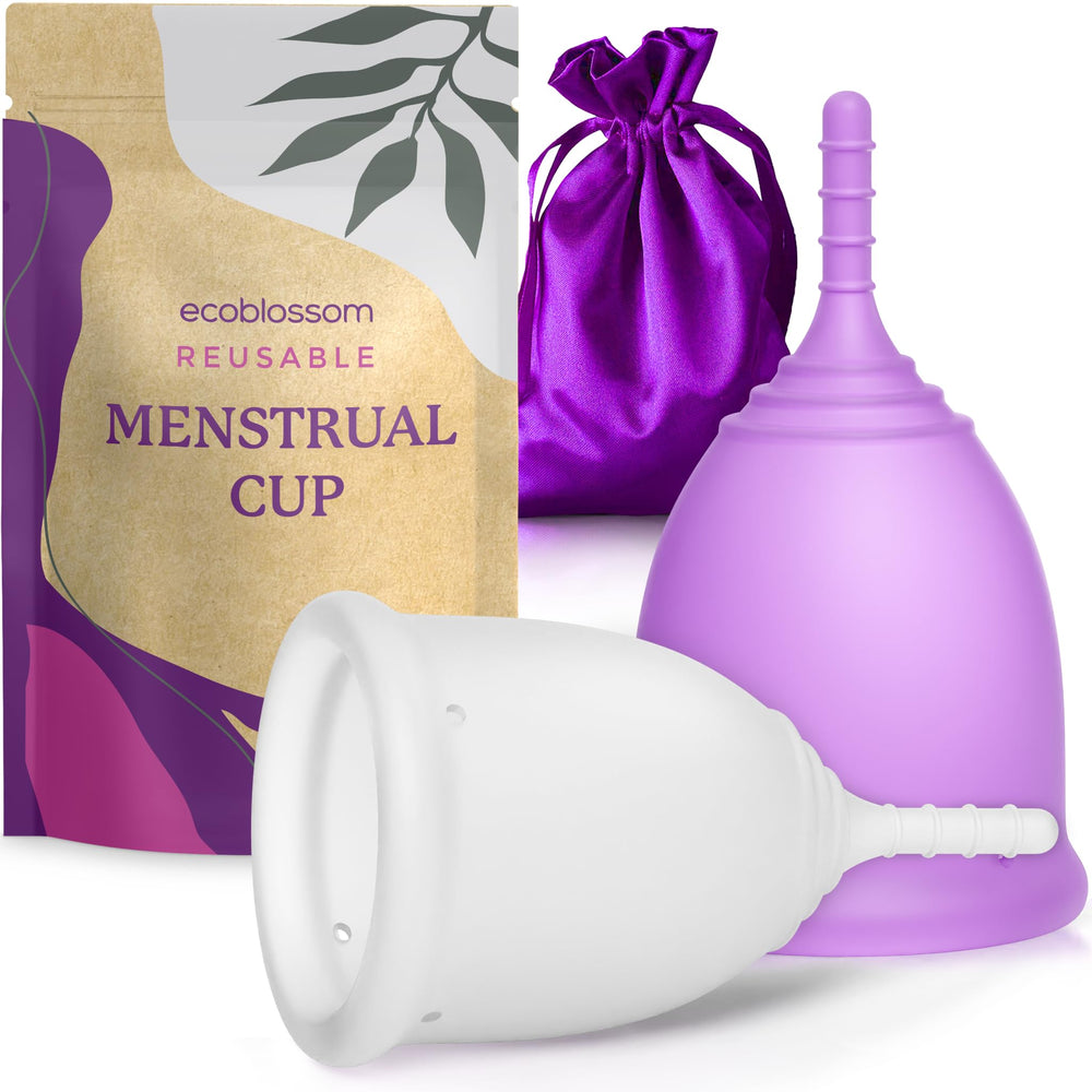 EcoBlossom cup set packaging highlights sustainability and value.