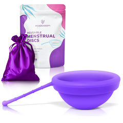 EcoBlossom disc with removal string for easy removal