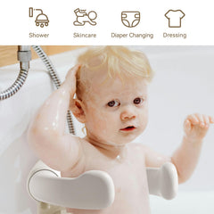 Ecoflarix stand height-adjust feature shown for growing babies