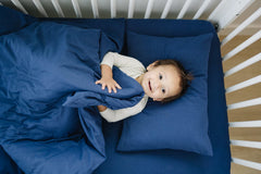 Ecolino organic cotton jersey closeup highlights soft, durable fabric ideal for sensitive skin.