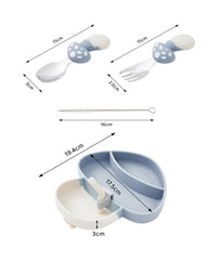 Ecrekhom baby spoon with easy-grip handle supports safe self-feeding