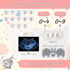 EdenseeLake plexiglass cover protects cherished ultrasound images with clear visibility