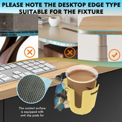 EDSRDUX spill-proof cup design helps protect laptops and papers.