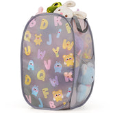 Edudif collapsible pop up hamper demonstrating compact, portable design.