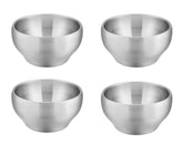 E-far kids bowls front view showing a sturdy 12oz set of four for durable family dining