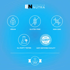 Effective Nutra DIM 300mg bottle front emphasizes vegan, non-GMO quality.