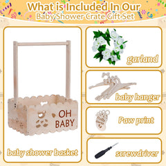 efluky DIY-ready crate invites personalization for a unique keepsake.