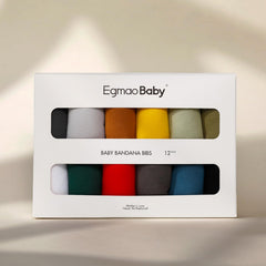 Egmao Baby Bandana Bib dual-layer design with back absorbent material remains comfortable.