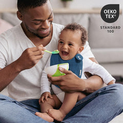 egmao baby muslin bib close-up reveals soft cotton texture and absorbency