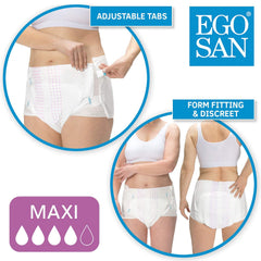 EGOSAN Maxi diaper odor-control keeps spaces and fabrics fresher.