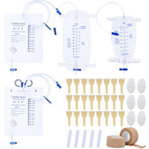 Ehoycq condom catheter kit day-night set visible for discreet, reliable urinary management