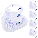 Ehoycq urinary drainage bag with anti-reflux chamber for smooth drainage