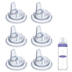 Eiszhjk Lansinoh-compatible sippy nipples for easy bottle-to-cup transition.