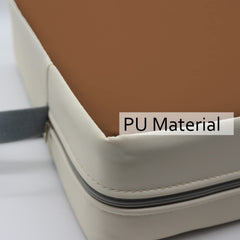 Eiury booster seat with secure belt system preventing slips