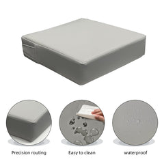 Eiury booster seat surface is waterproof for quick cleanup.