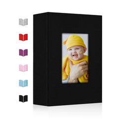 EJBLFE 4x6 photo album with linen cover for durable family memories.