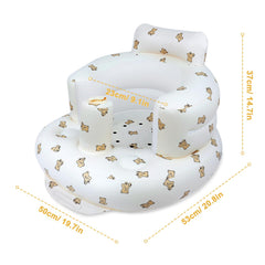 EKEPE Bear baby floor seat is versatile for sitting, feeding, playing, and travel.
