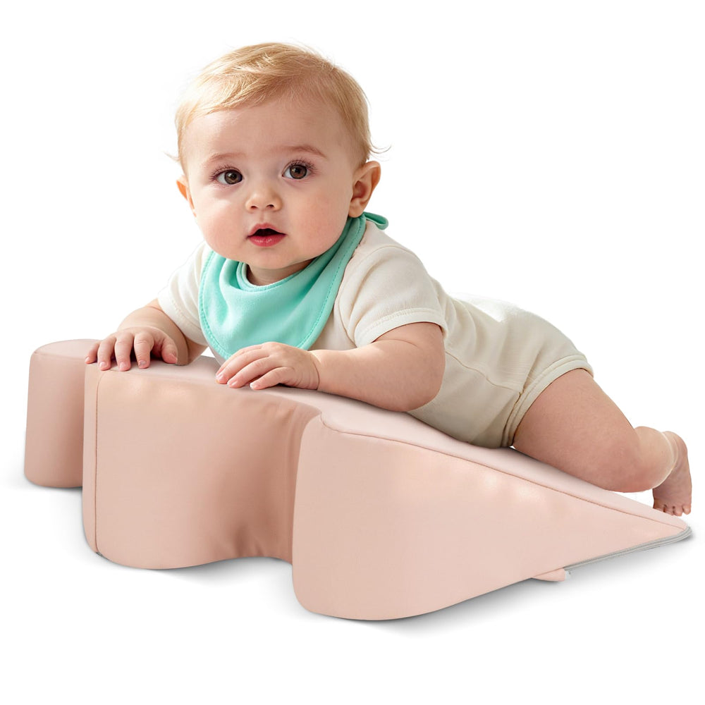 EKEPE tummy time prop incline support aids baby during playtime and gas relief.