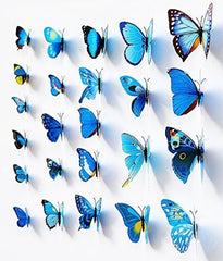 ElecMotive small butterfly wall decal 6x4.5 cm fits compact spaces