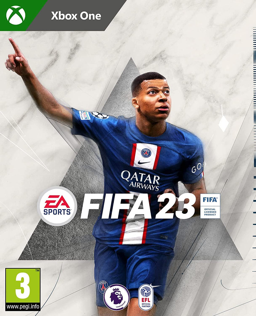 FIFA 23 Xbox One cover art by Electronic Arts for display and collection