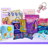 ELI&VAL period kit tween blue box packaging for school use